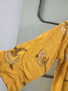 Floral Yellow Top