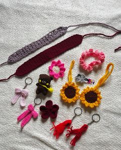 Handmade Crochet Accessories Set