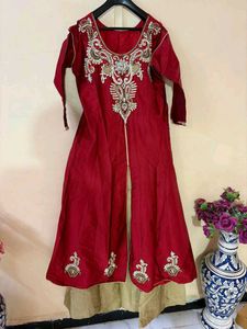 handwork bridal dress