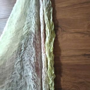 Green Grey Printed Scarf