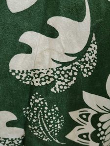Stylish green &amp; White Printed Kurta