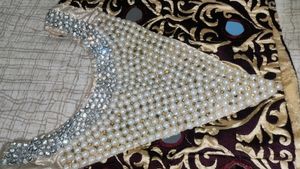 Partywear Heavily Embellished Blouse (Maroon)