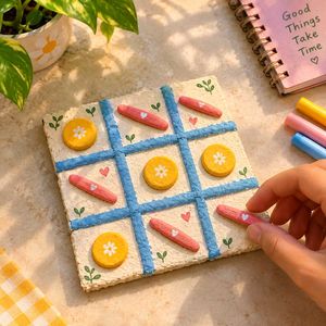 Handmade Tic-Tac-Toe Game