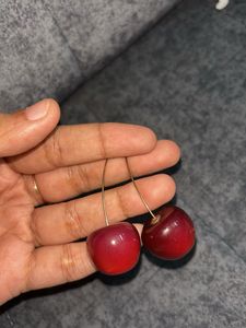 Cute Cherry Drop Earrings