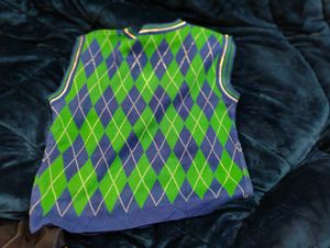 Argyle Knit Vest