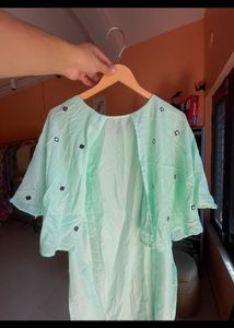 Stylish Mint Green Kurta Set
