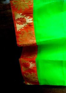 Lining Green &amp; Orange Kurta