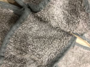 Gray Terry Slippers home use