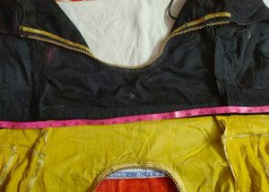 Set of 2 Ethnic Blouses (Gold &amp; Black)