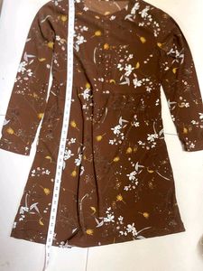 Party Wear Brown Dress
