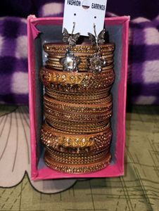New Bangle Set with Earrings