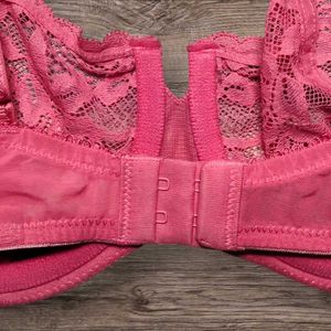 Next UK Underwired Pink Lace Bra