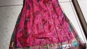 Pink Embroidered Girls' Dress