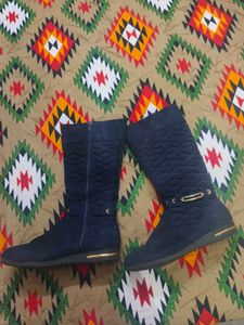 Stylish Navy Blue Women's Boots