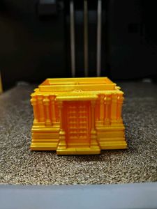 Silk pla of bambu labs Golden Temple