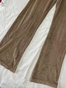*y2k juicy couture velour flare pants ♡‧₊˚*