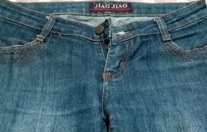 Denim Jean's Capri Like SUMMER Way