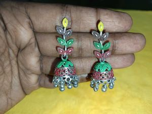 Beautiful Ethnic Jhumka Earrings