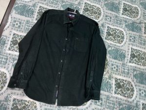Bear House Dark Green Casual Shirt