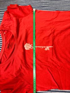 Red Rose Print T-Shirt