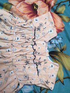 Peach dress