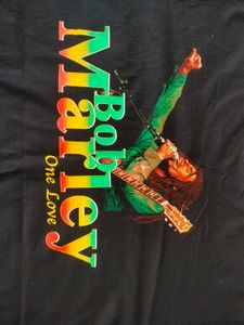 Single Stitched Bob Marley Double Hit Graphic Tee