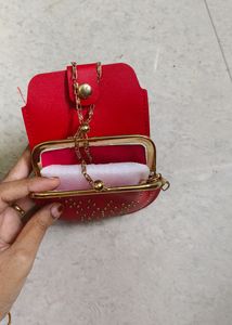 'Beautiful Red Sling Bag'