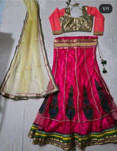 Pink Lehenga Choli Set