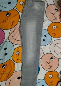 Gray Denim Jeans