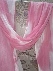 Pink Ombre Chiffon Dupatta