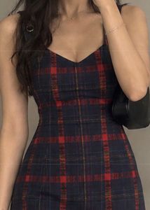 Chic Plaid Mini Dress