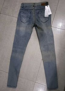 Light Wash Distressed Jeans with Patches 💕