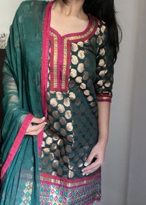 Beautiful Brocade Kurta Set