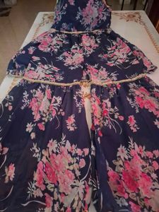 Chic Floral Ethnic Sharara Suit