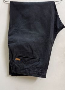 Men's Black Casual Trousers