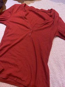 Ribbed Henley Shirt and lounge legging Co-ord set
