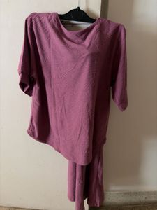 Women's Mauve Co-ord Set