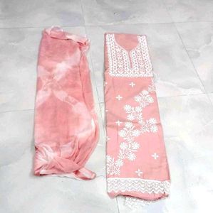Beautiful Pink Kurta Set with Dupatta