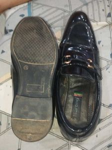 Shiny Black Loafers