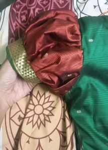 Beautiful Red &amp; Green ethnic wear