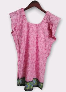 Pink Paisley Mini Dress