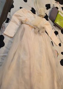 beautiful shoulder scarf gown🎀❤️🦋