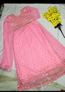 Pink Embellished Gown