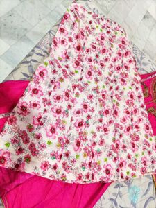 Vibrant Pink Kurta Set with Dupatta