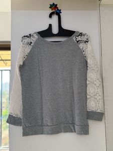 Lace Sleeve Top