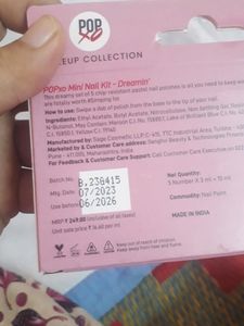 Myglamm Popxo Makeup Collection Dreamin Mini Nail