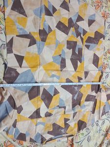 Men's Abstract Print Button-Down Shirt
