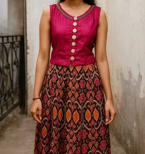 Rakhi Special Top Skirt Set
