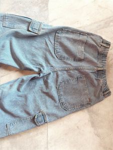 🚨sale🚨Light Wash straight fitCargo Jeans