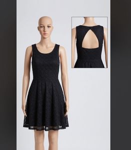 Black short Mini Dress